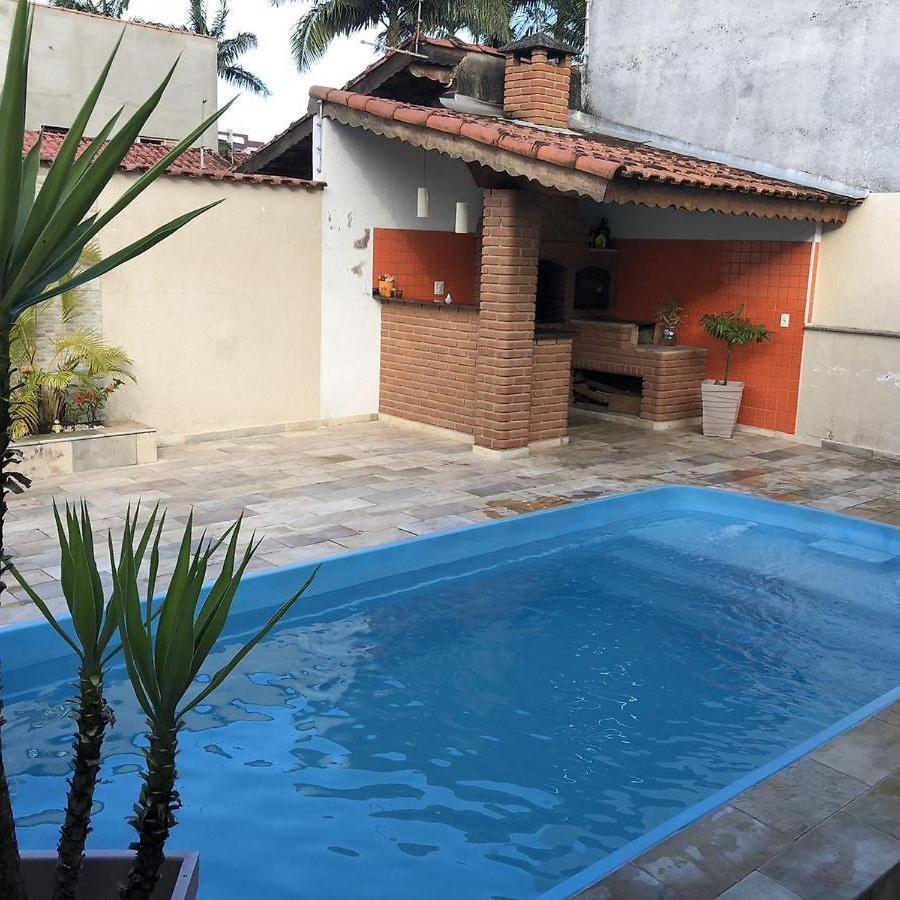 大普拉亚Casa Com Piscina Em Mongagua别墅 外观 照片