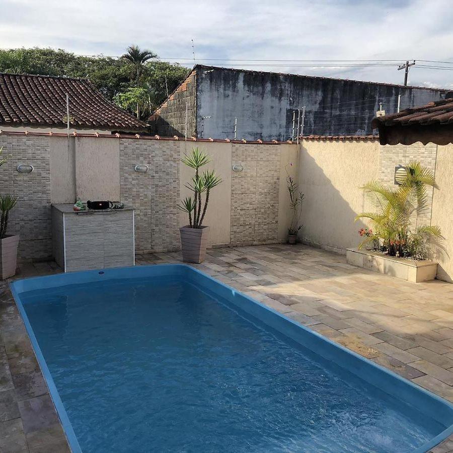大普拉亚Casa Com Piscina Em Mongagua别墅 外观 照片